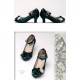 Iris Corolla Elizabeth Double Layer Velvet Shoes(Reservation/5 Colours/Full Payment Without Shipping)